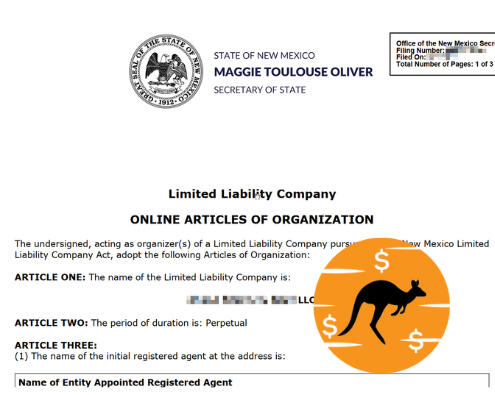 Articles of Organization Articles of Organization